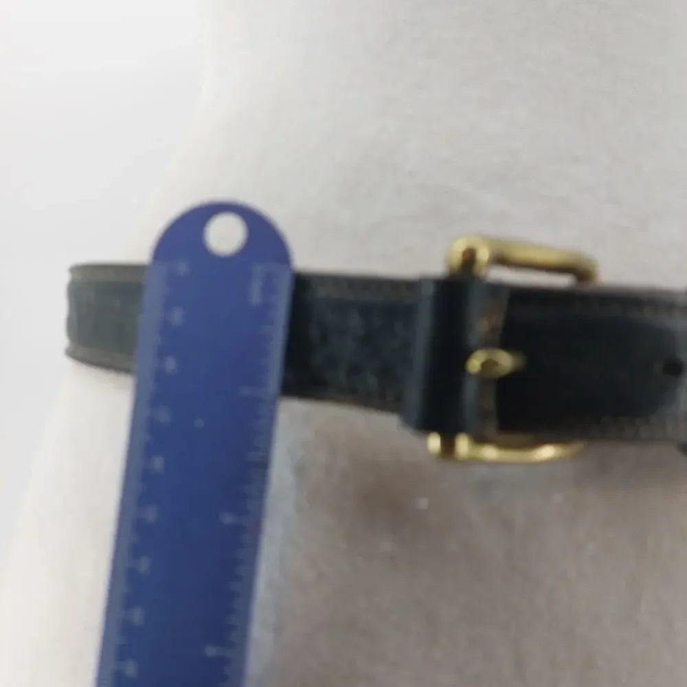 Gap Genuine Leather Belt Gold Tone Buckle Men's Size 34